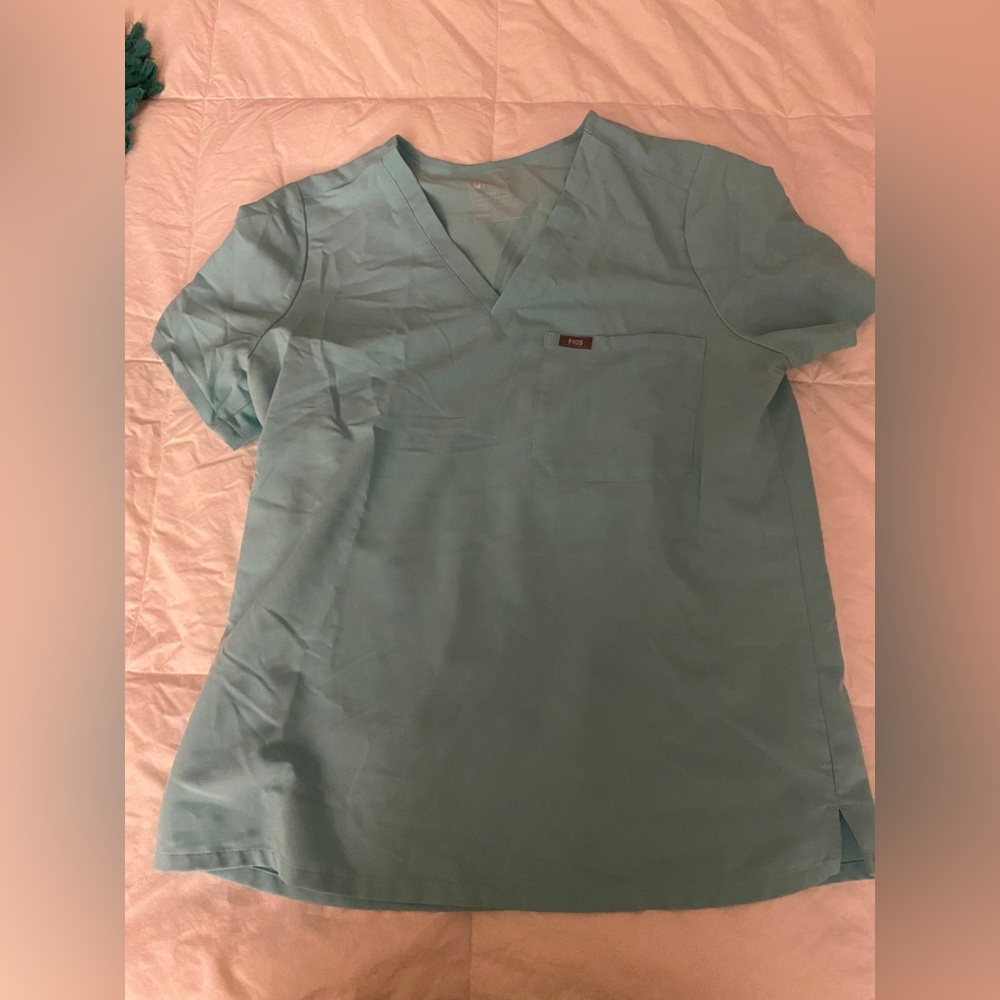 Figs mint Catarina scrub top large